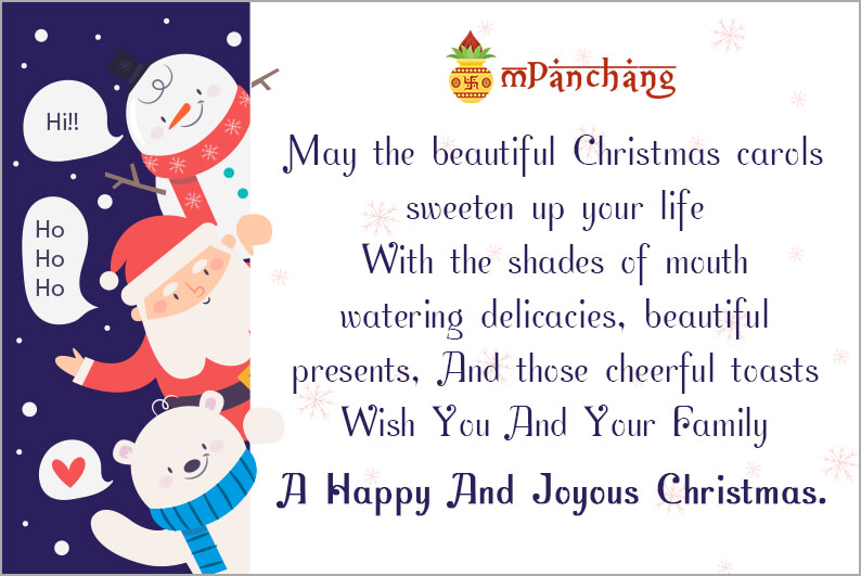 Merry Christmas Greetings, Wishes, Message, Quote &amp; sayings, Christmas 2021