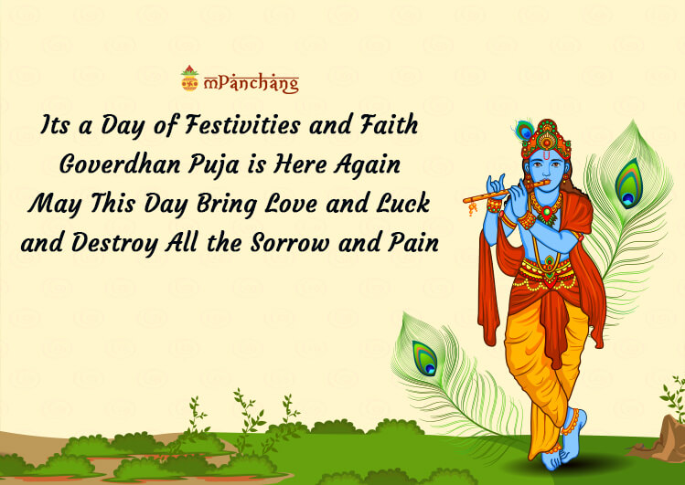 Happy Govardhan Puja Wishes Images 2025, Govardhan Puja Greetings ...