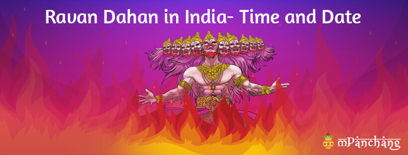 Ravan Dahan in India Time and Date