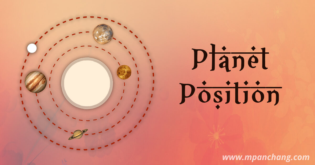 astrological planetary positions today